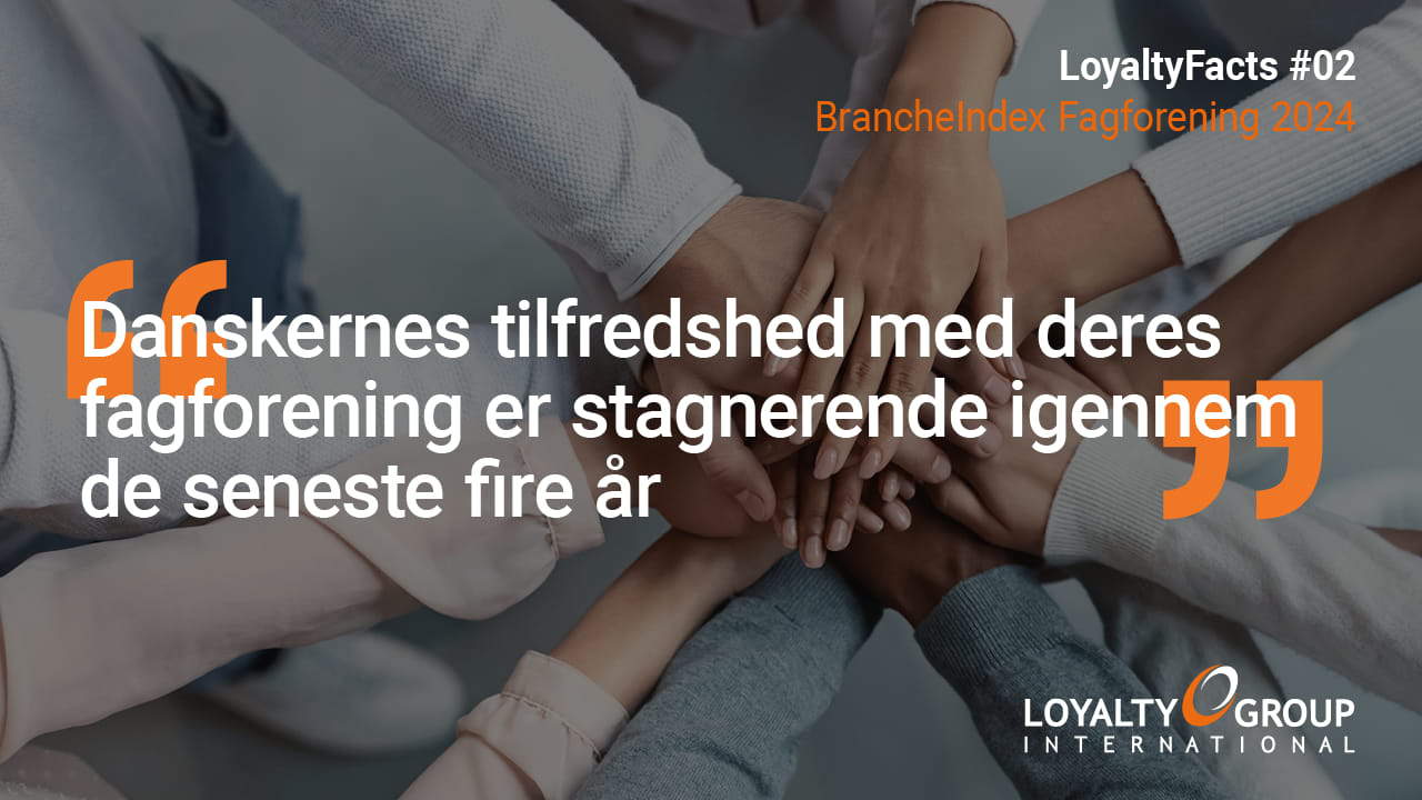 Danskernes tilfredshed med deres fagforening er stagnerende igennem de seneste fire år